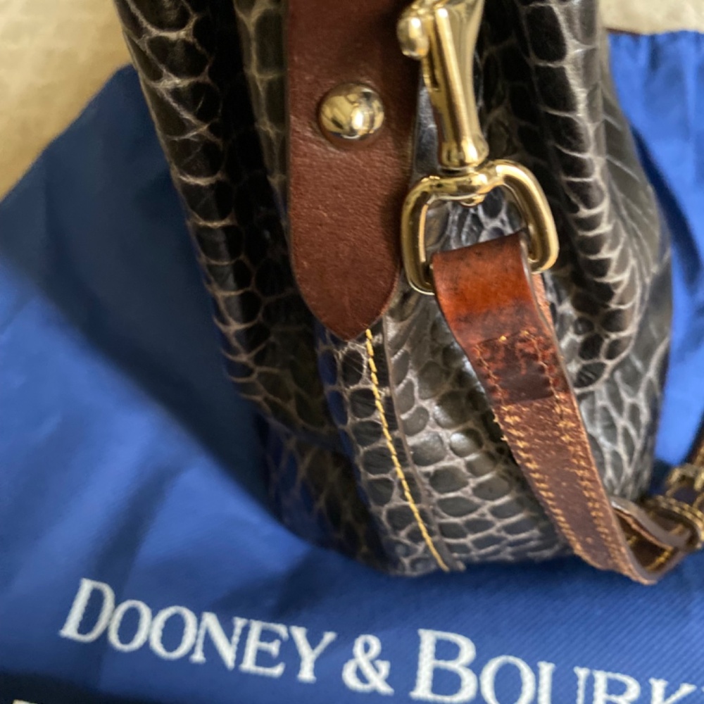 Dooney & Bourke Satchel Croco Leather-Fair - Picture 9 of 13